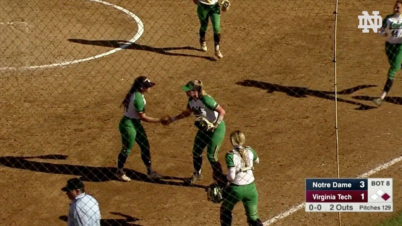 Highlights | @NDSoftball at Virginia Tech (03.31.18)