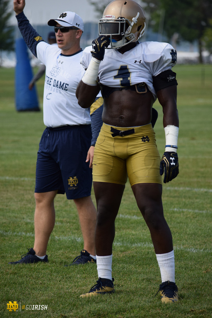 2017 Notre Dame Football Fall Camp - Practice Three