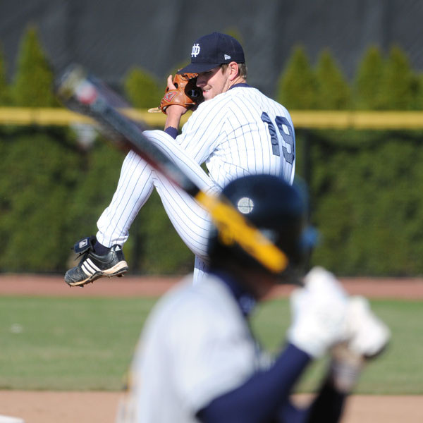 Senior RHP Todd Miller will start for Notre Dame on Sunday.