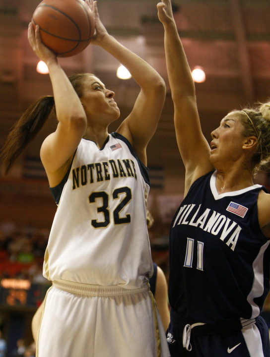 Freshman forward Becca Bruszewski scored a career-high 16 points in Notre Dame's 75-62 win over SMU on Sunday afternoon in the first round of the NCAA Championship.