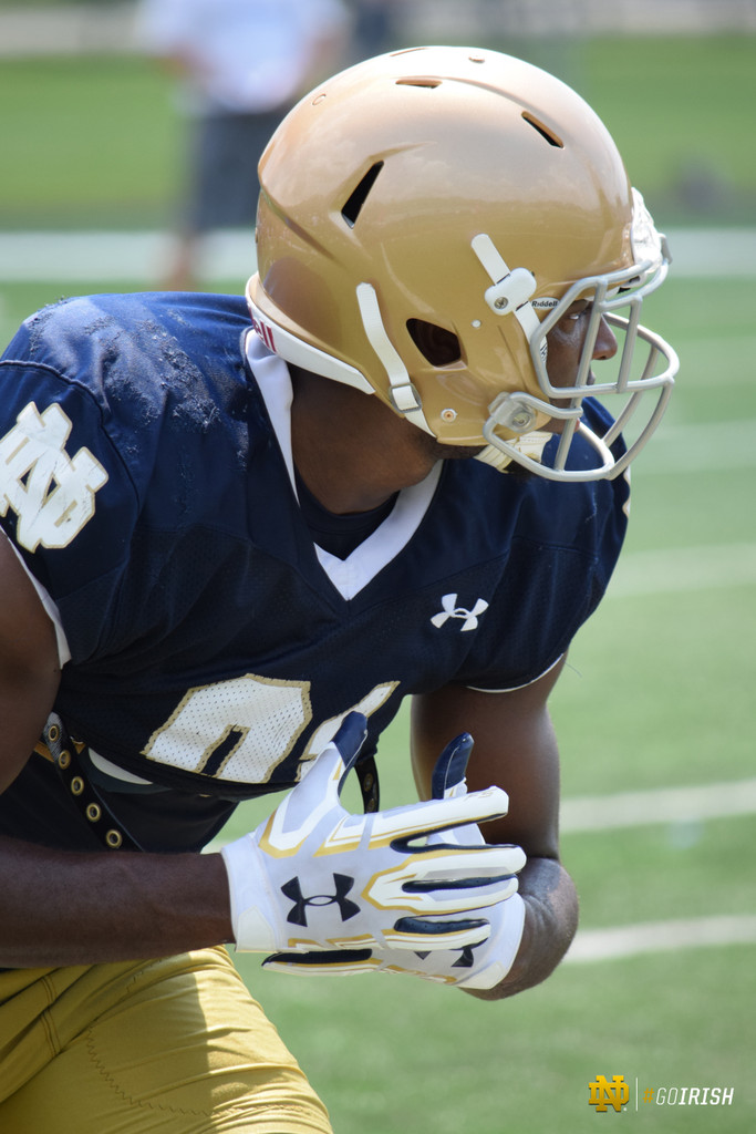 2017 Notre Dame Football Fall Camp - Practice Three