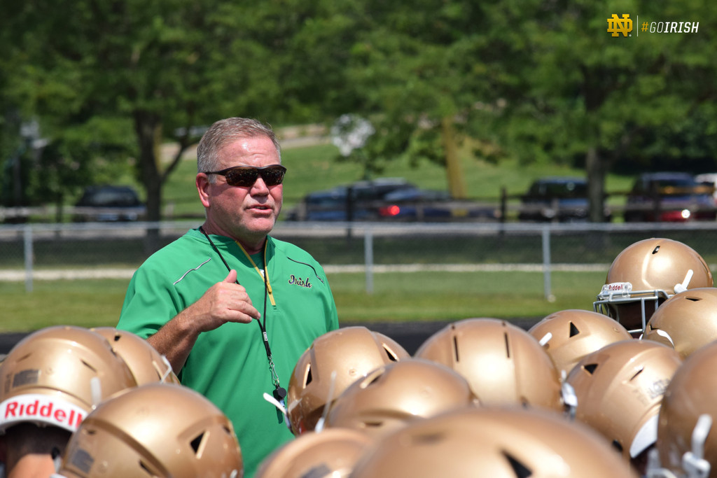 2017 Notre Dame Football Fall Camp - Practice Three