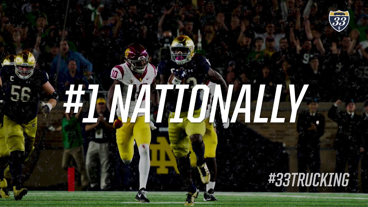 @NDFootball: Josh Adams For Heisman - #33Trucking