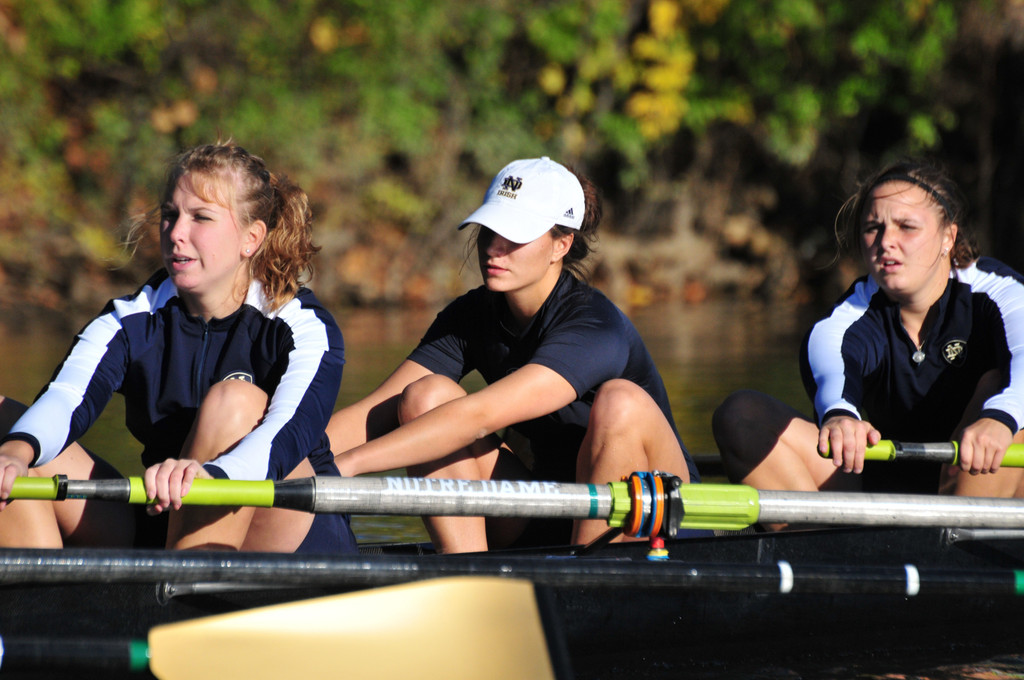 Notre Dame Rowing Practice