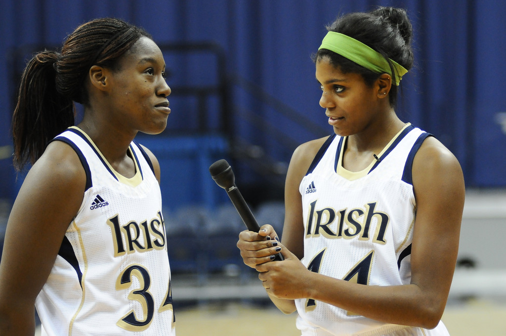 Notre Dame Women's Basketball Media Day 10-11-2012