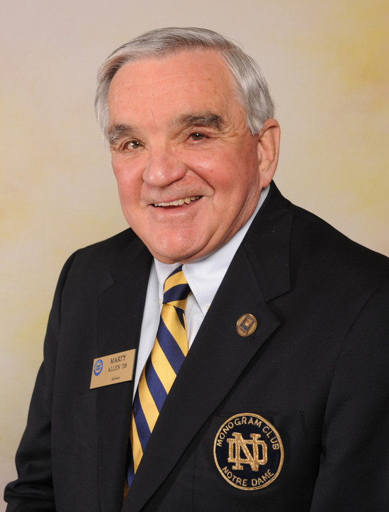 Former head football manager Marty Allen serves as the chairman emeritus of the Gerald R. Ford Foundation and is a lifetime member of its board of trustees.