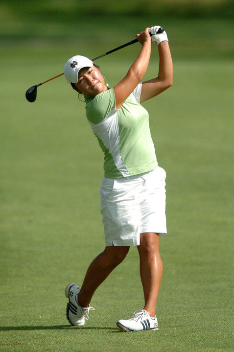 So-Hyun Park notched the first hole in one of the Susan Holt era at Notre Dame.