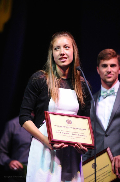 Kelly Curran ('14, cross country/track &amp; field) will attend medical school in the fall.