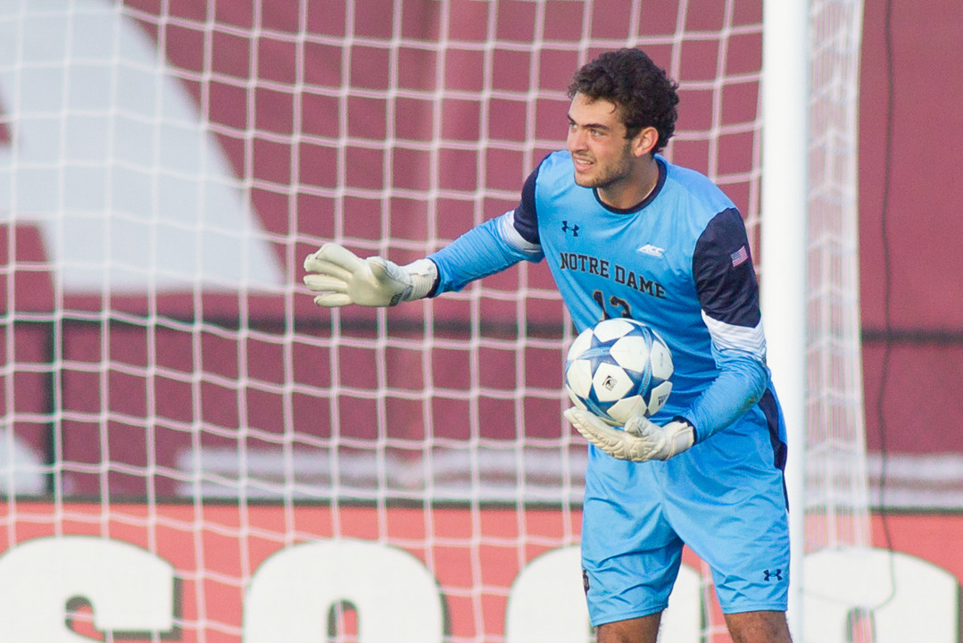 Chris Hubbard made four saves in 110 minutes to register his first career collegiate shutout in a 0-0 draw against Maryland on Friday