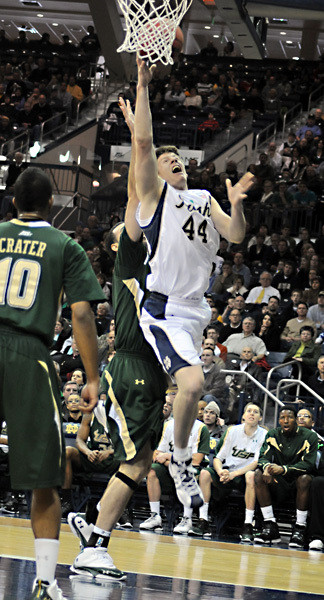 Senior All-America forward Luke Harangody is the first inductee into Notre Dame's new Ring of Honor, as a banner with his number 44 was unveiled in the rafters at Purcell Pavilion prior to Wednesday night's game vs. Pittsburgh.