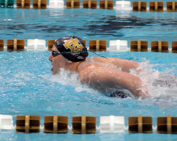 Katie Casey posted an NCAA B-cut Saturday for the Irish.
