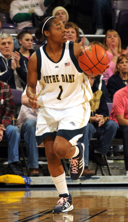 Senior guard Tulyah Gaines scored in double figures for a career-best fourth consecutive game, dropping in a season-high 22 points in Wednesday's 99-76 win over Marquette.