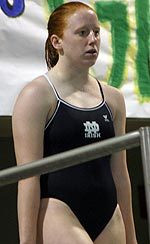 Sophomore Lucy Hirt and the 2006-2007 Fighting Irish Swimming and Diving Team are ready to start the season this weekend with the Dennis Stark Relays