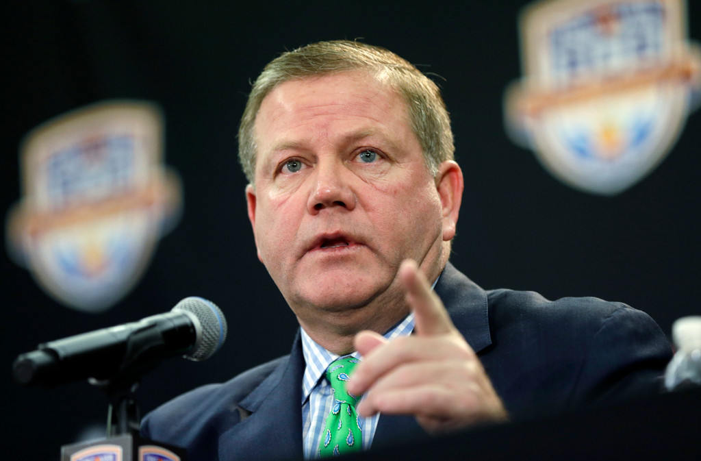 Irish in Miami - Head Coach Press Conferences (AP)