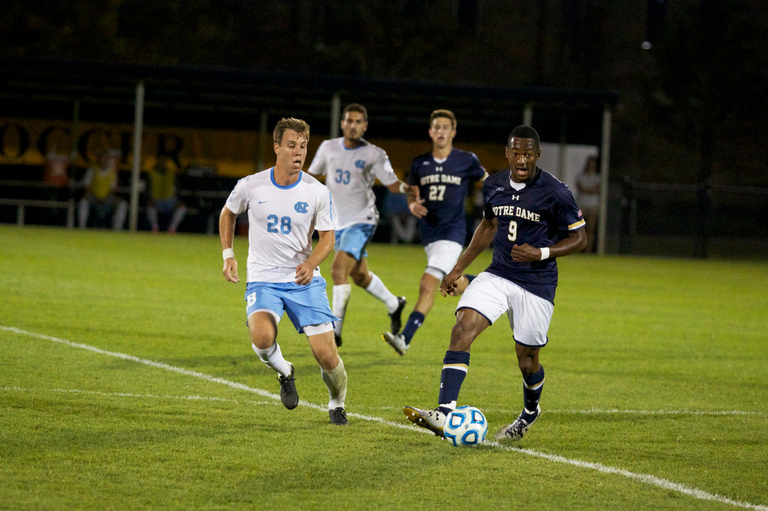 Leon Brown tallied his team-leading third goal of the season in the win over North Carolina.
