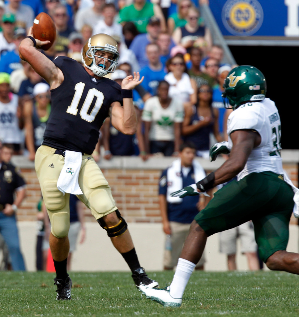 No. 16 Irish Drop Season Opener To USF, 23-20 (AP)