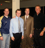 Bossy (pictured right) began the Dave Bossy Scholarship Grant in 2003.