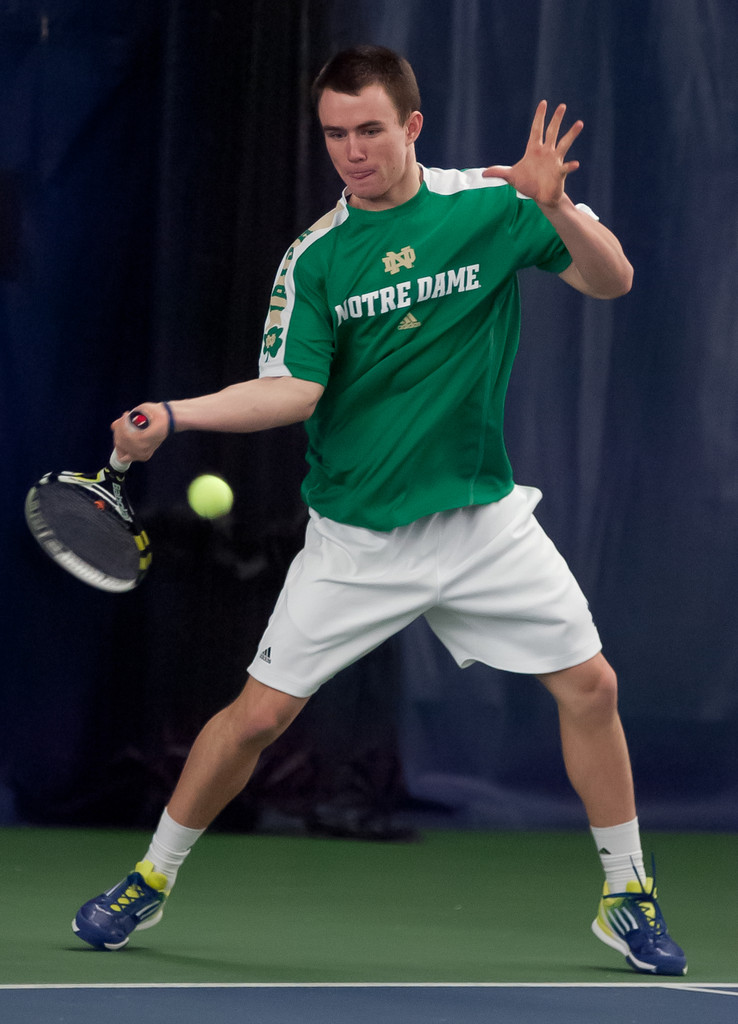 Notre Dame Men's Tennis vs Duke on 02-03-2013