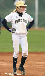 Senior Katie Laing had a pair of hits in Sunday's win against California.