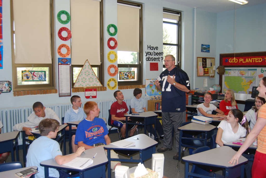 Mike McCoy Speaks at Local School