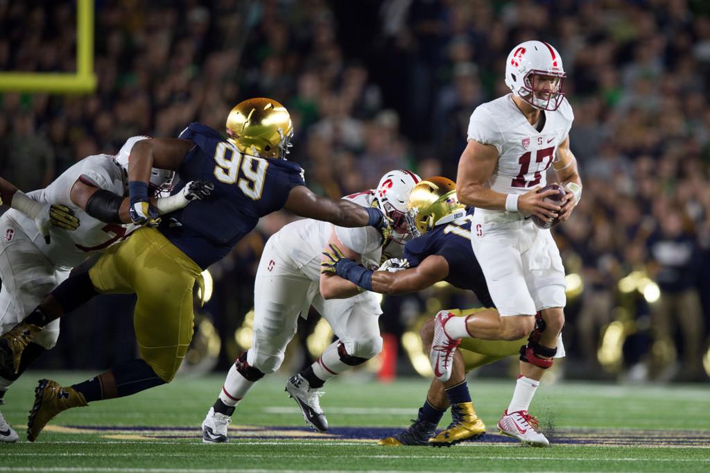 Notre Dame 10, Stanford 17