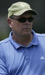 Irish coach Bob Bayliss, the 2007 Big East Coach of the Year, is looking to lead his team to a second straight conference crown.
