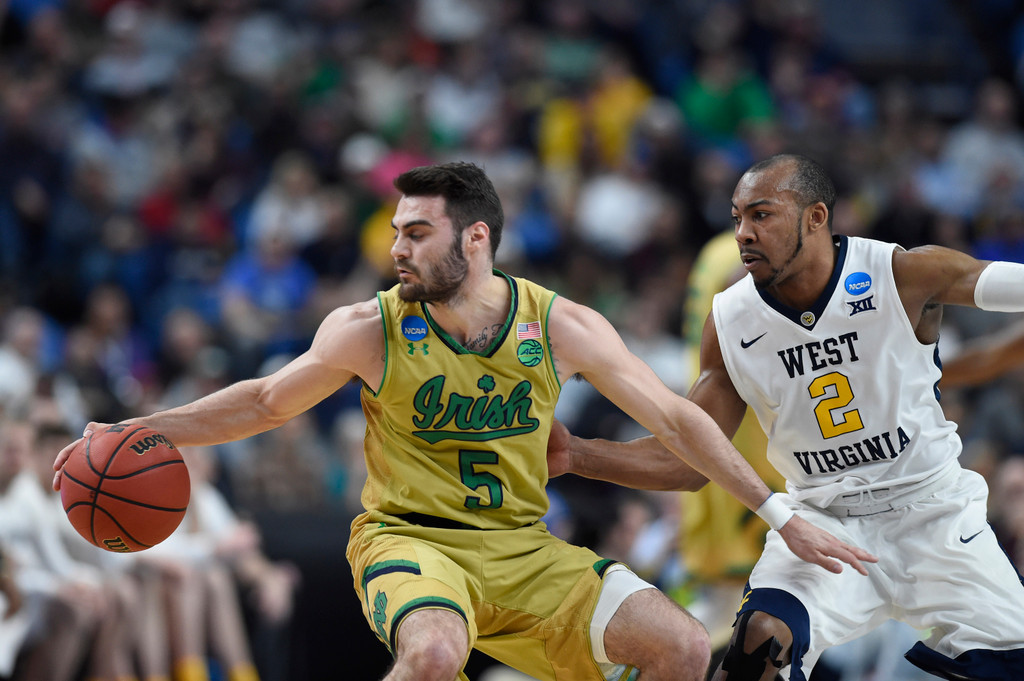Notre Dame 71, West Virginia 83 (NCAA Second Round)