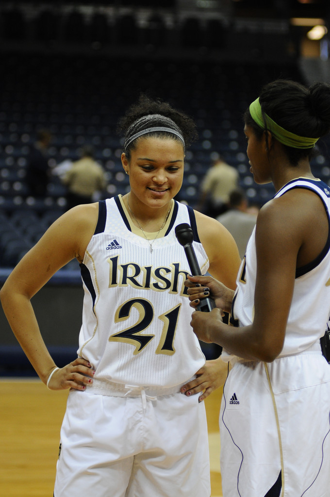 Notre Dame Women's Basketball Media Day 10-11-2012