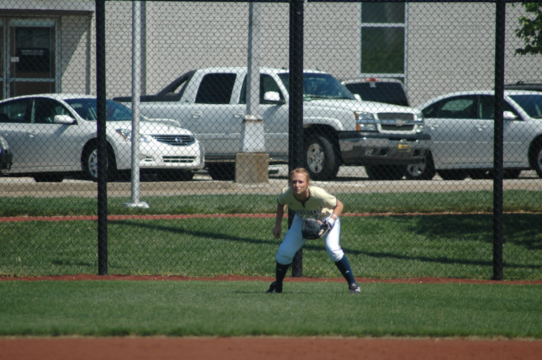 Sadie Pitzenberger was rock hard for the Irish in leftfield during Sunday's win at No. 25 Louisville.