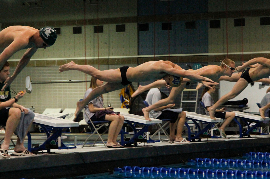 1/21 Men's & Women's Swimming & Diving vs. Michigan State