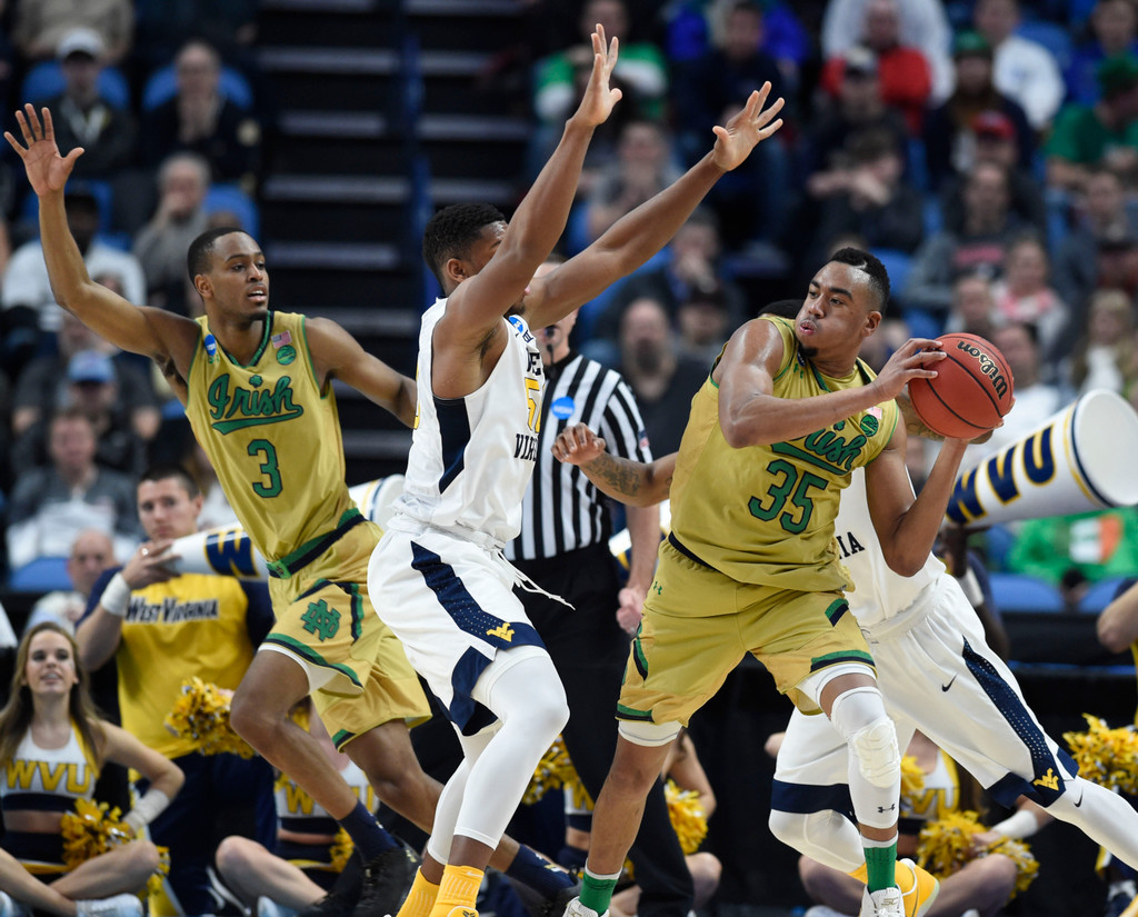 Notre Dame 71, West Virginia 83 (NCAA Second Round)