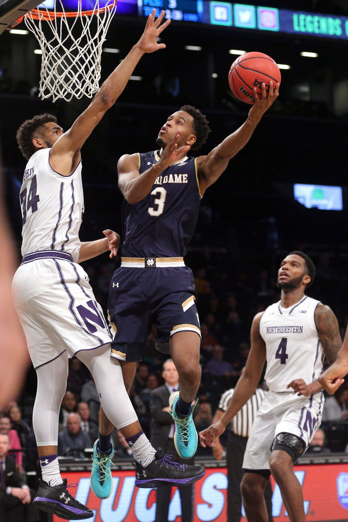 Notre Dame 70, Northwestern 66