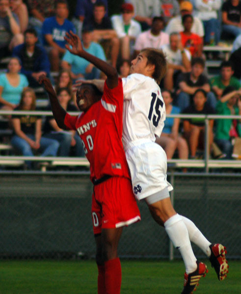 Sophomore midfielder Matt Armstrong (15)