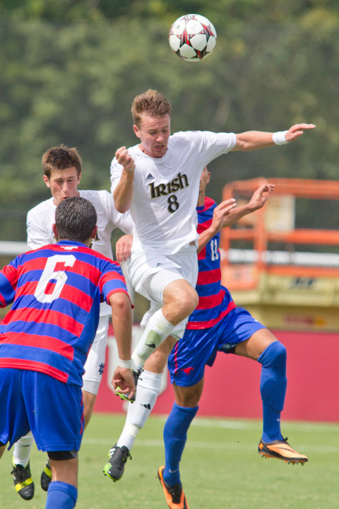Junior midfielder Nick Besler, a first team all-ACC pick, returned to the Irish lineup last Friday against Virginia after missing eight matches with an injury.
