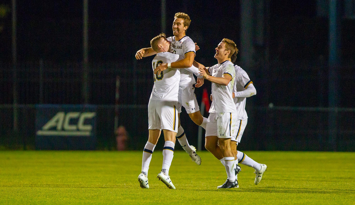 Team Celebration vs. Clemson (10-31-18)