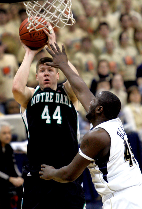 Junior Luke Harangody is the only player in the country to rank in the top 10 in both