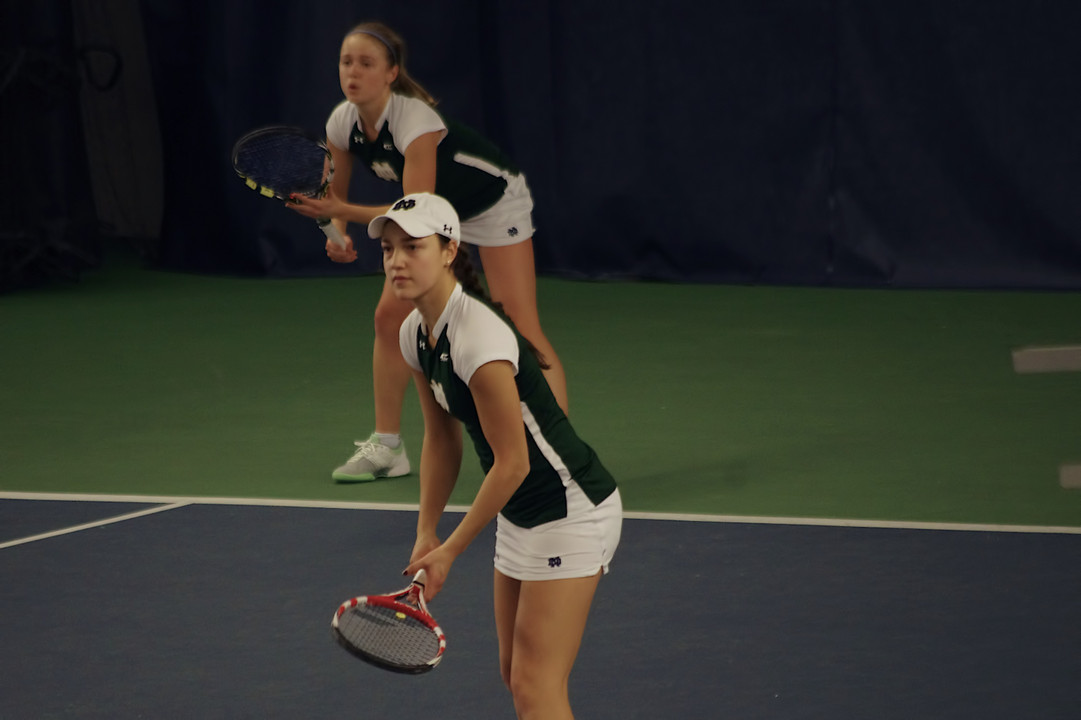 Quinn Gleason, foreground, and Monica Robinson
