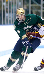 Defenseman Noah Babin and the seven other seniors on the roster make their second appearance at Joe Louis Arena.  They played there in the 2004 CCHA Super Six as freshmen.