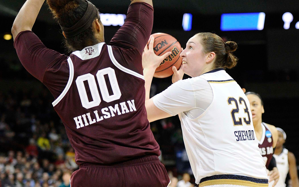 NCAA Sweet 16: ND WBB vs. Texas A&M (USATSI)