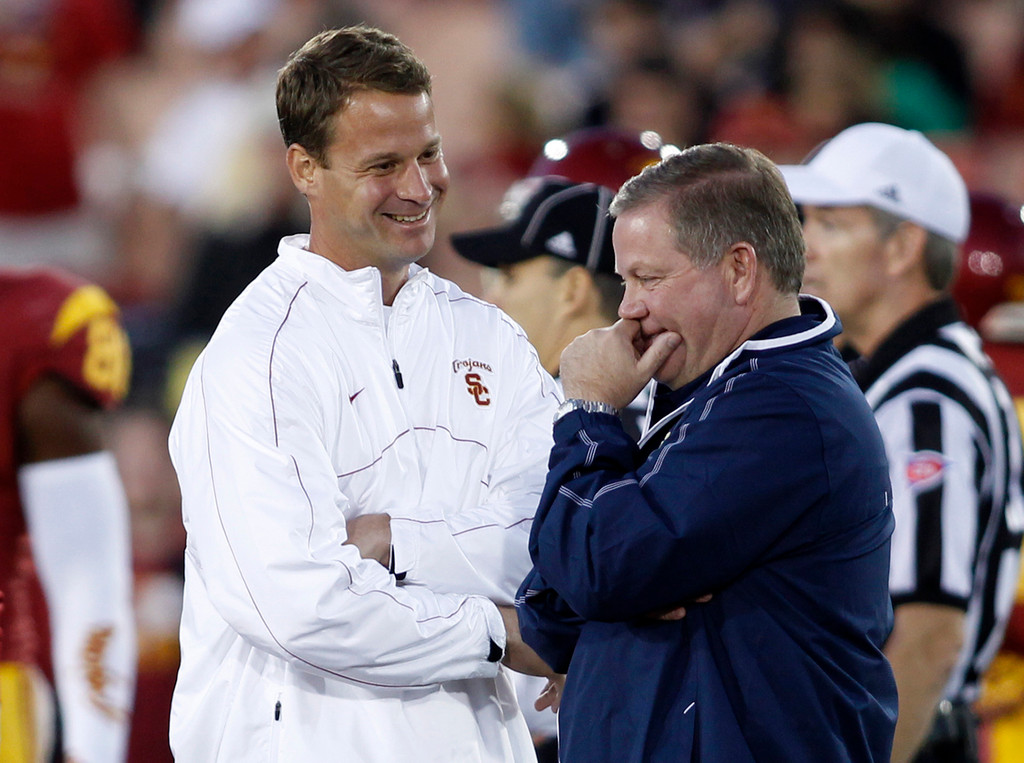No. 1 Irish Top USC 22-13 to Finish Perfect Regular Season (AP)