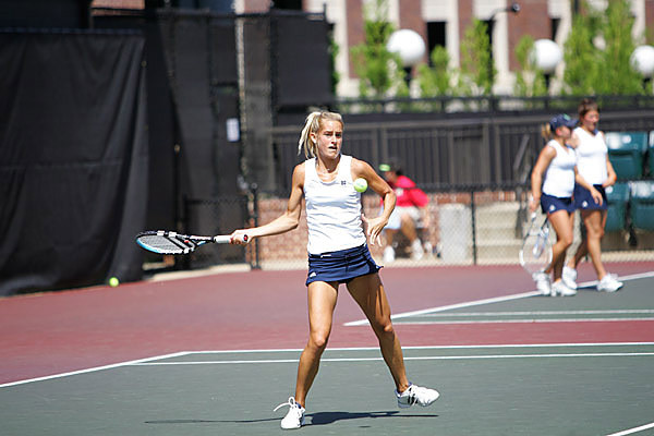 Senior captain Brook Buck earned a come-from-behind victory to seal the shutout for the Irish Wednesday.