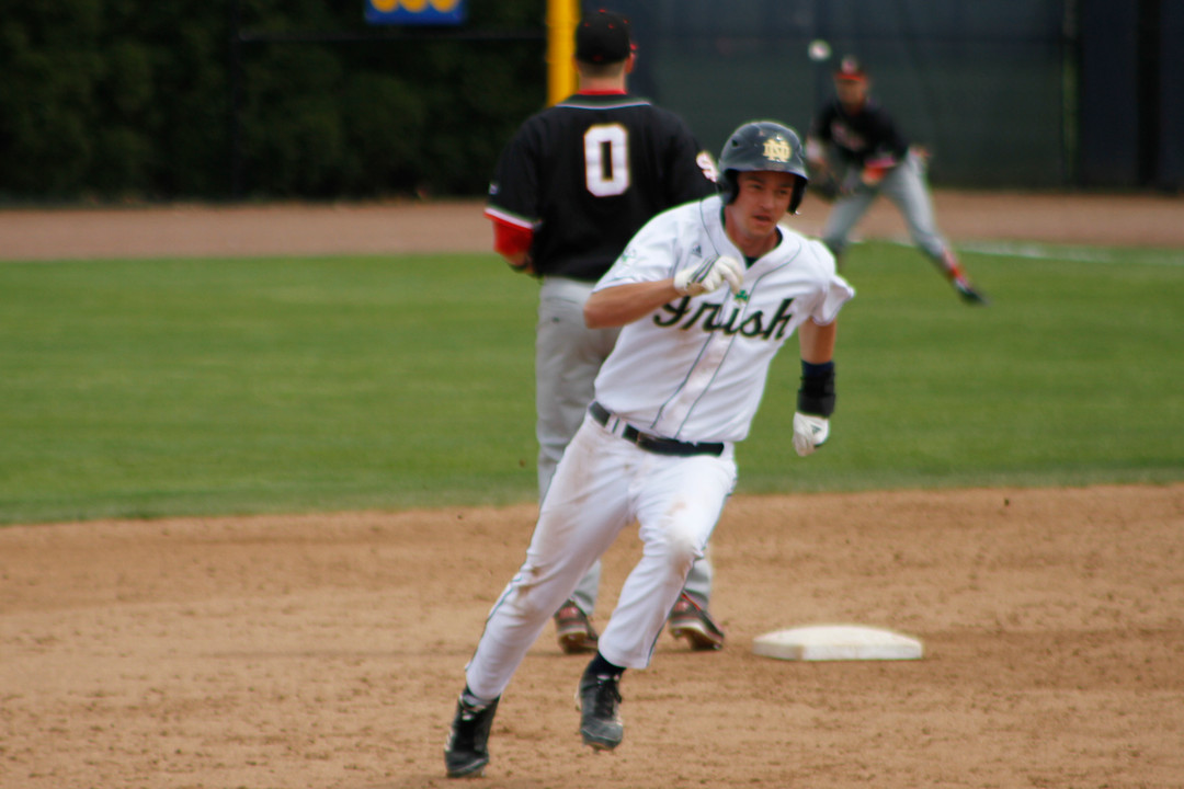 Sophomore 1B Trey Mancini drove in three Sunday afternoon.