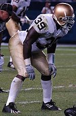 Senior linebacker Brandon Hoyte has been named a quarter-finalist for the 2005 Lott Trophy.