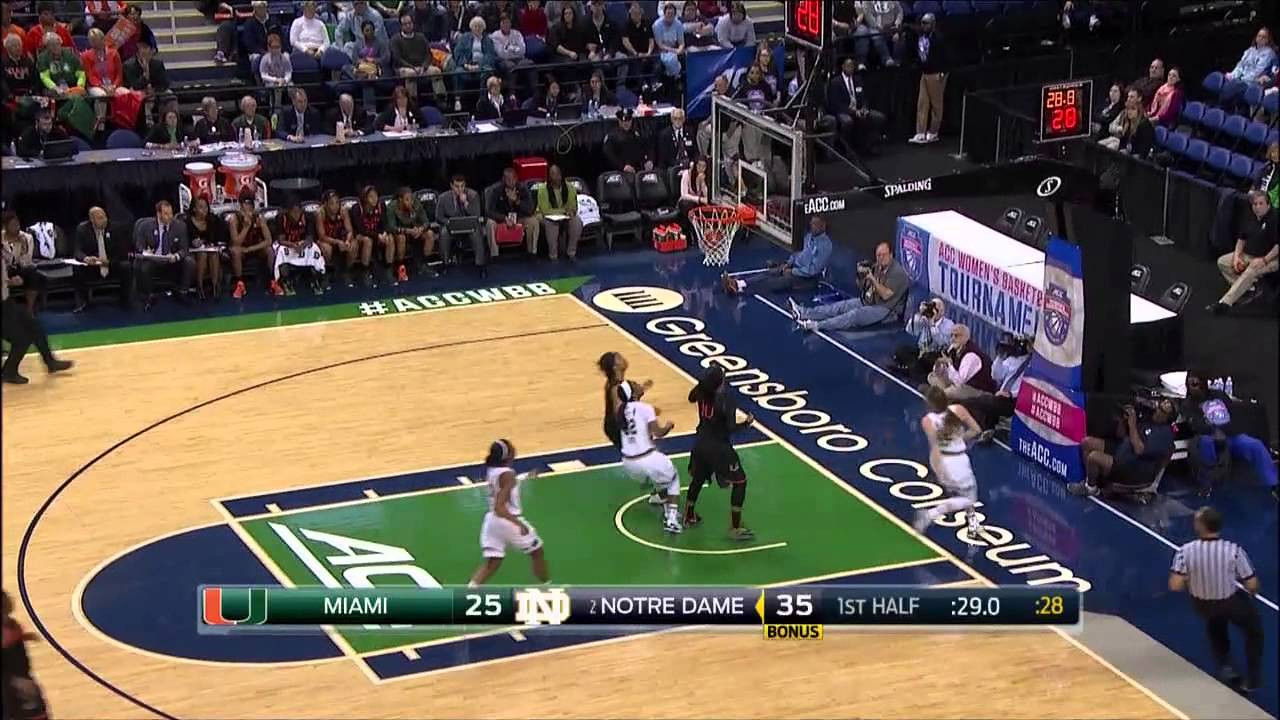 WBB - Miami ACC Quarterfinals Highlights