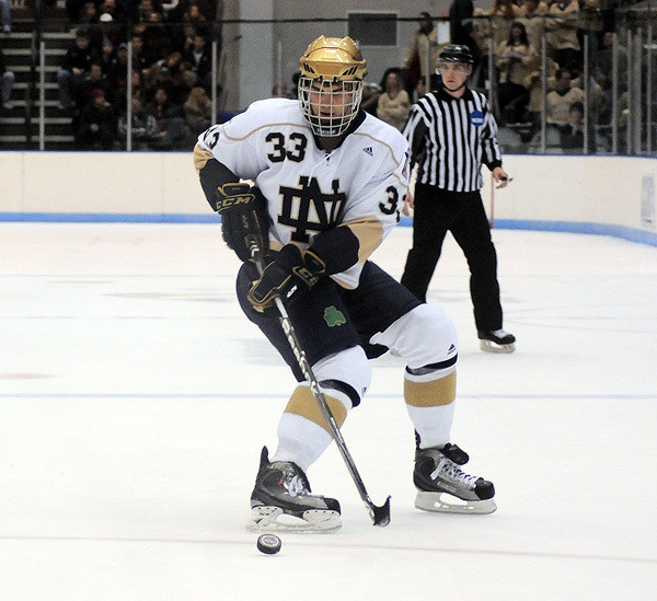 Senior defenseman Joe Lavin will serve as Notre Dame's team captain for the 2010-11 campaign.
