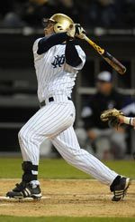 Jeremy Barnes hits a home run in the 7th inning.