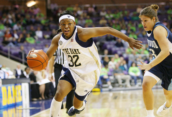 Senior guard Breona Gray sparked Notre Dame's Dec. 6 win over No. 10/9 Purdue with a career-high 22 points, earning her a spot on the BIG EAST Weekly Honor Roll.