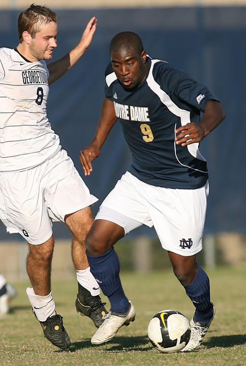 Bright Dike leads all BIG EAST players with 23 points on 10 goals and three assists.