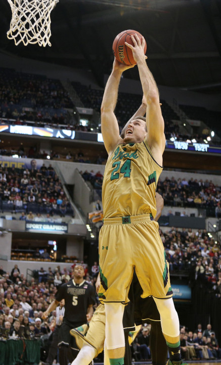 Pat Connaughton notched his team-high third double-double of the season on Saturday versus Purdue with 19 points and a career-high tying 14 rebounds.