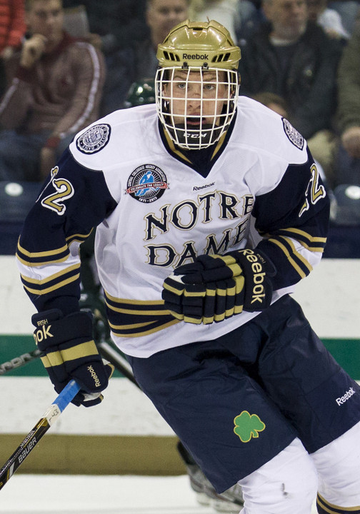 Junior Mario Lucia is the Hockey East/Warrior Player of the Month for October.
